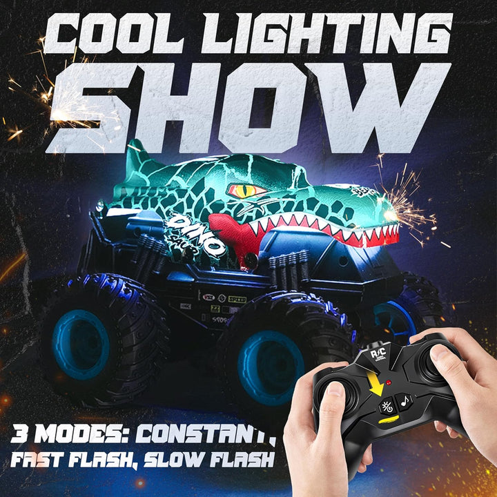 BEZGAR Monster Truck Toys - Camiones monstruo a control