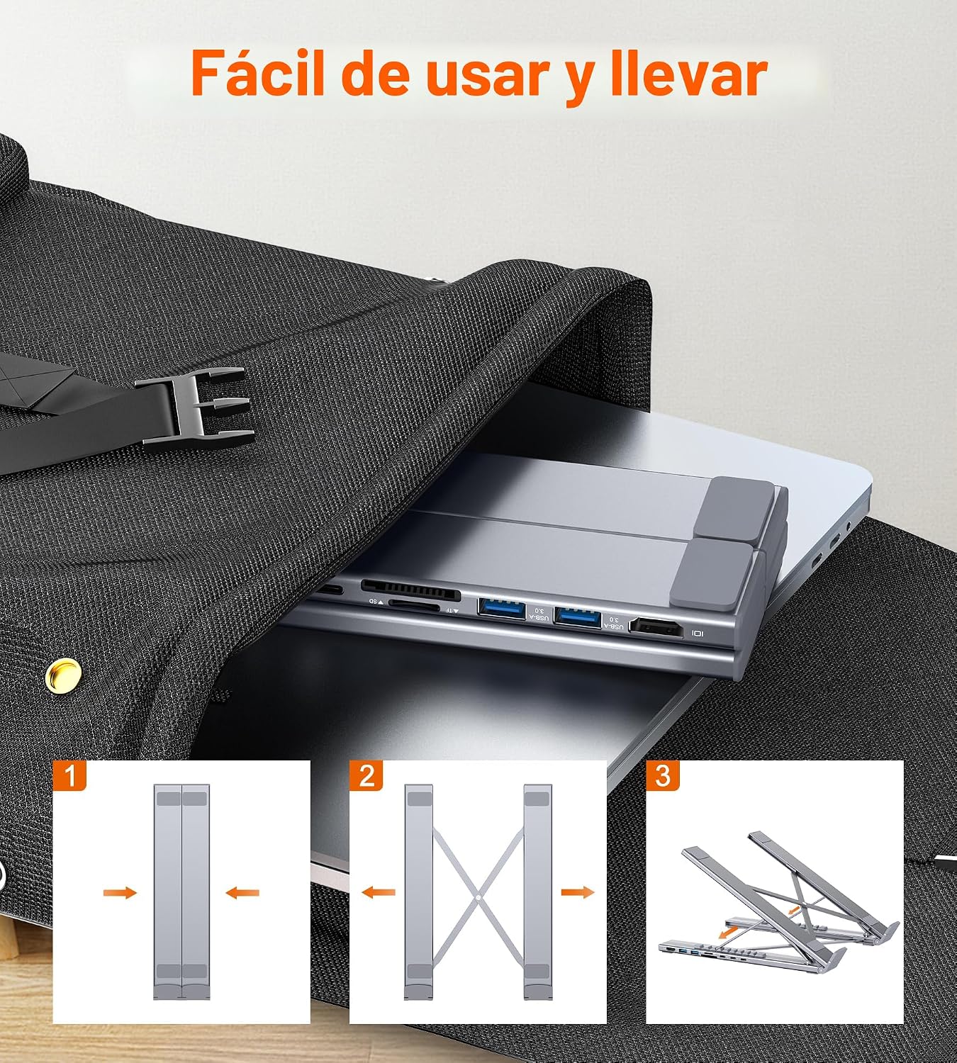 Mukiya Soporte de estación de acoplamiento para portátil USB C | So...