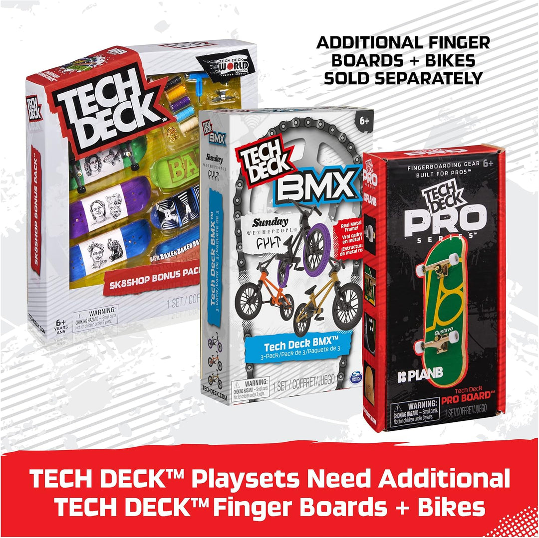 TECH DECK, The Berrics Transforming Park, X-Connect Park Creator, s...