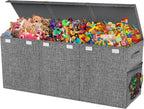 Caja de juguetes Extra Grande con tapas, gran arca de almacenamiento, 40"x14"x16"