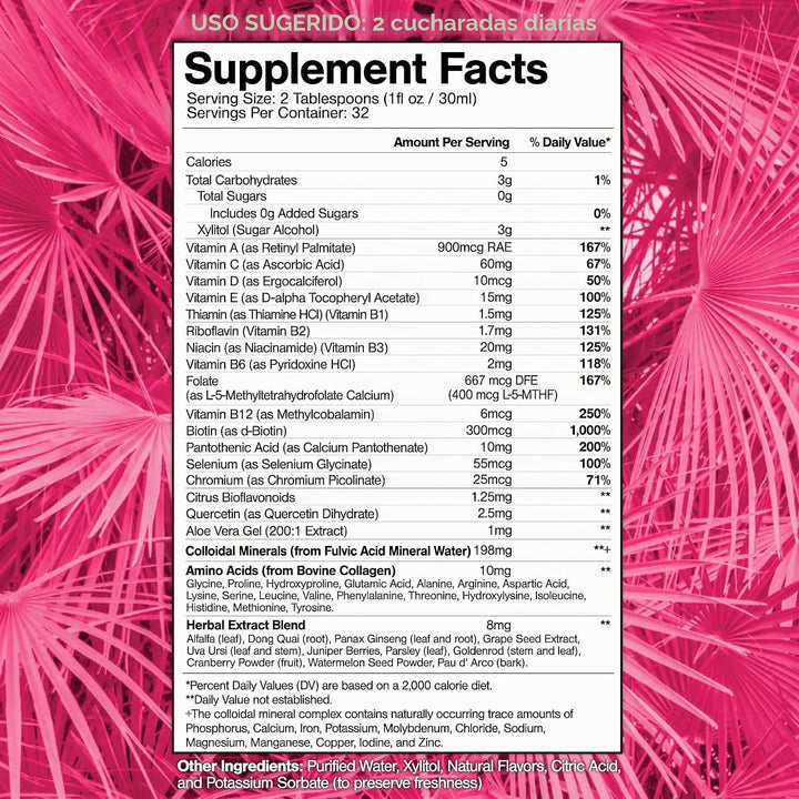 Multivitamínico líquido premium para mujeres | Multivitamínico para...