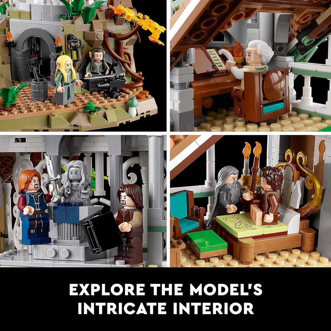 LEGO - Kit construcción Icons de Rivendell de El Señor de