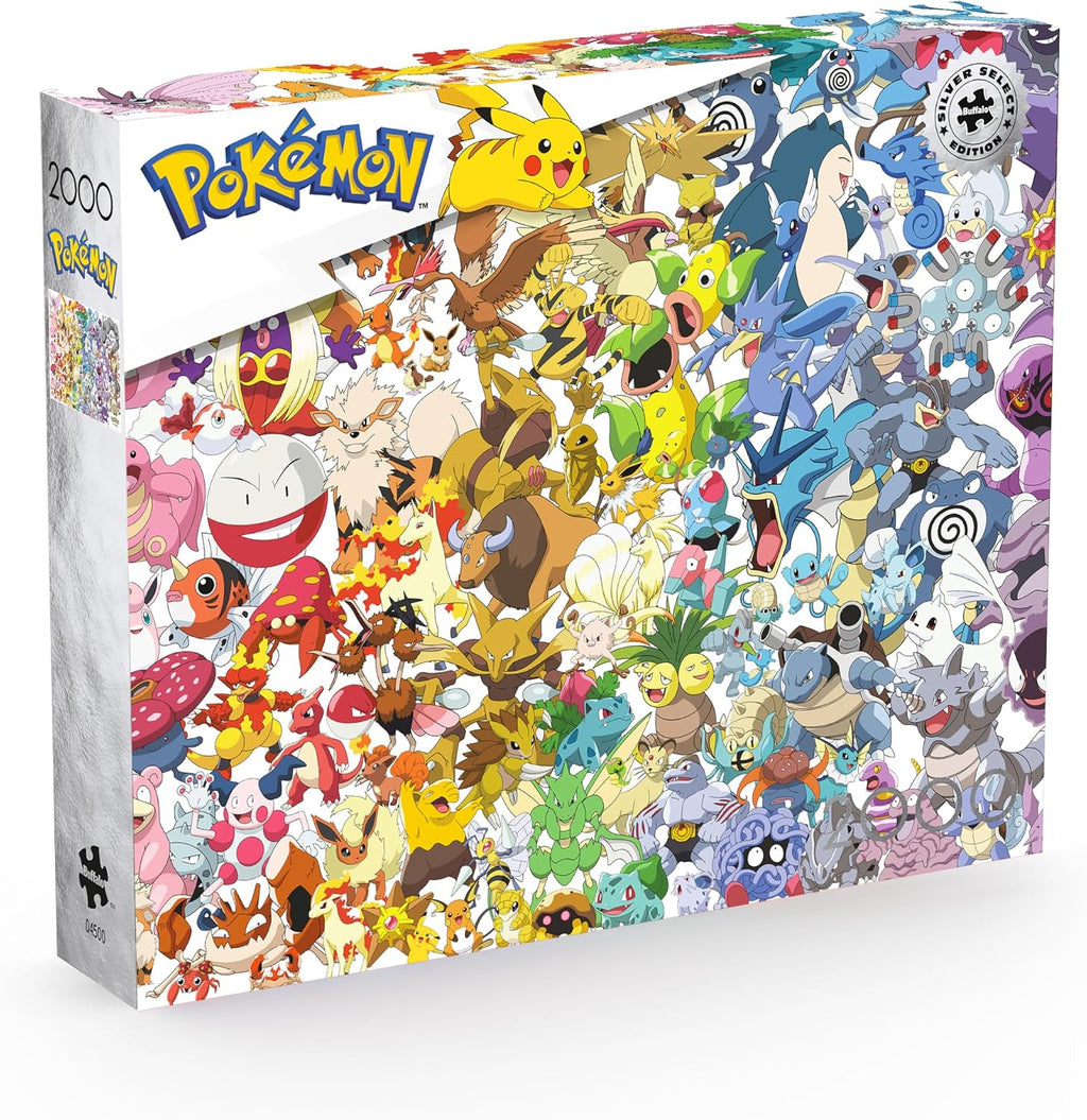 Buffalo Games Pokémon Silver Select Kanto 151, rompecabezas para adultos de