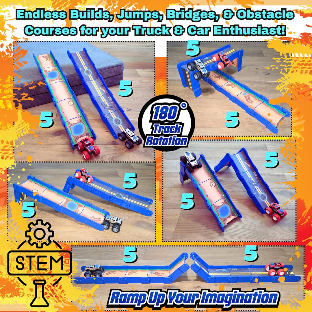Redi-Rampz - Juego de construcción de rampas STEM - 10 piezas modul...