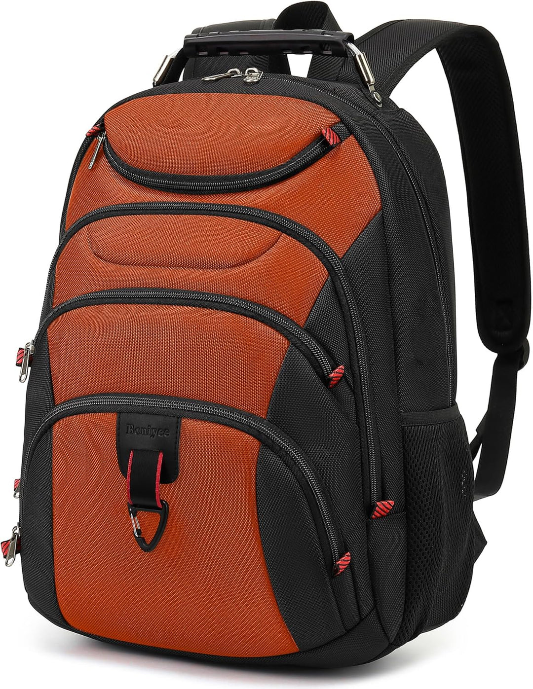 Mochila para laptop Boavan para hombre (Negro, 15.6), Elegante
