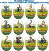 Paquete de 4 huevos jumbo con dinosaurio para tirar hacia