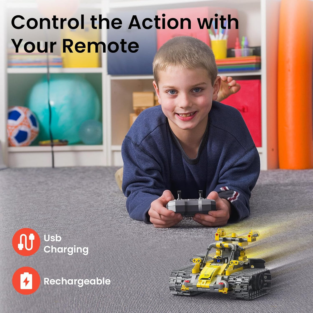 Mibido STEM Robot Kit de construcción de regalo para niños de 8 a 1...