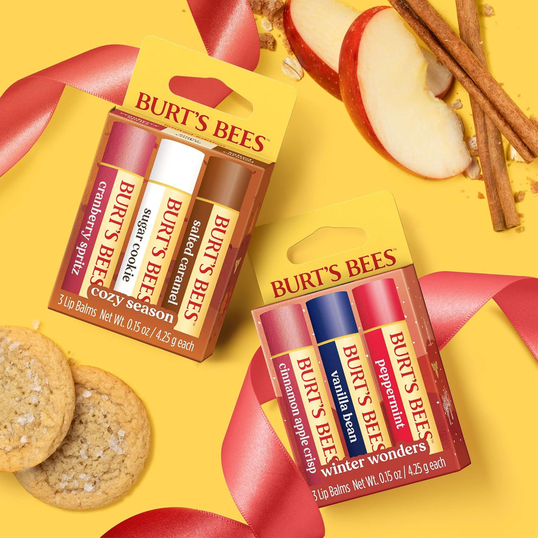 Burt's Bees Winter Wonders - Juego de bálsamo labial, cuidado d...