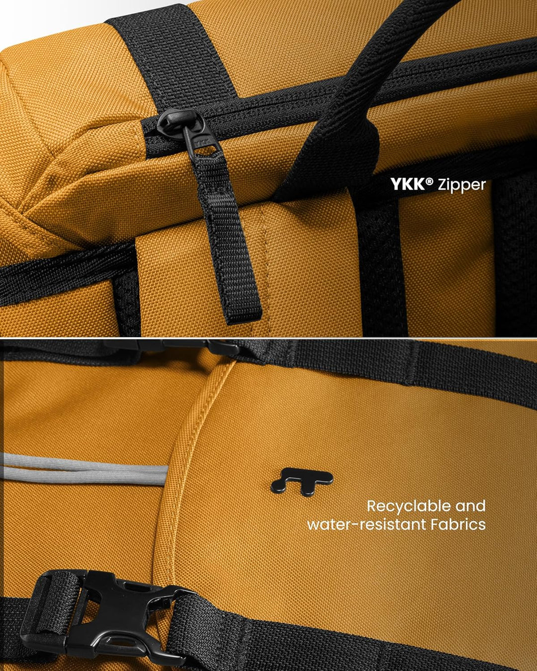 Mochila tomtoc de 22L con solapa para portátil, ligera, resistente...