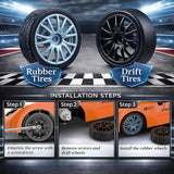 Auto de control remoto RC Drift Car 2.4GHz escala 1:24 4WD 15KM\/H...
