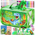DreamyCandy Juego de 72 marcadores lavables para niños de 4 a 8 años, juego