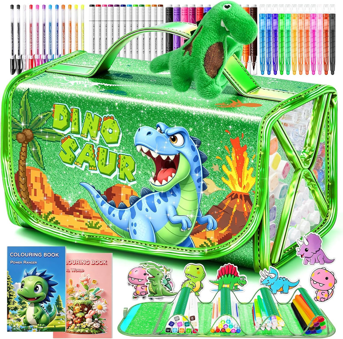 DreamyCandy Juego de 72 marcadores lavables para niños de 4 a 8 años, juego