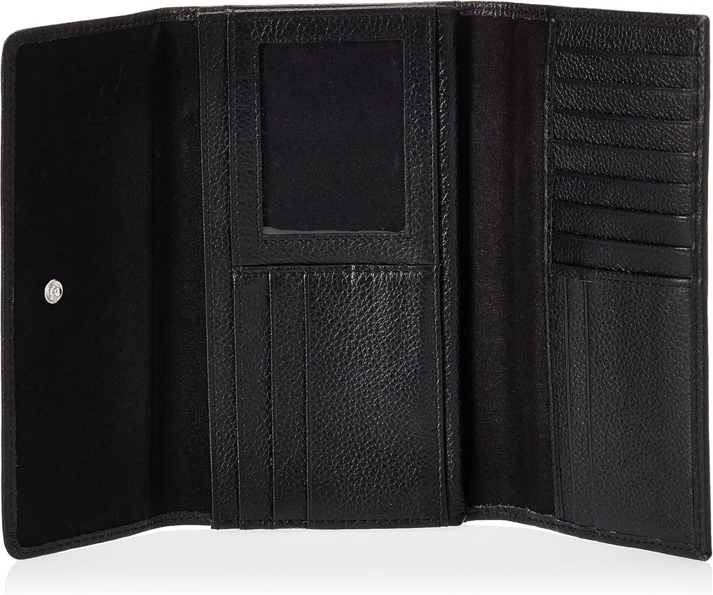 Timberland - Cartera de piel con solapa RFID para mujer, organizadora