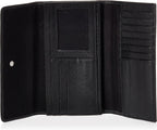 Timberland - Cartera de piel con solapa RFID para mujer, organizadora