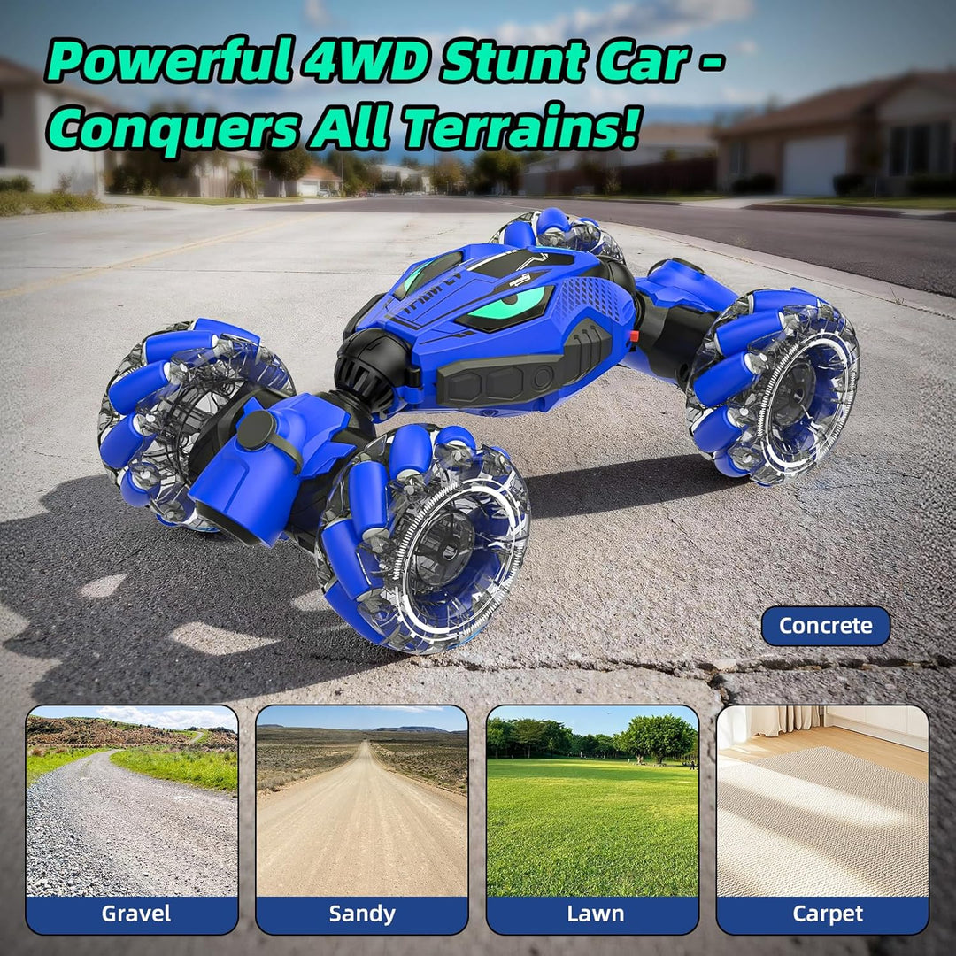 VisionX - Autos RC únicos de 2.4GHz 4WD con rotación de 360° y dete...
