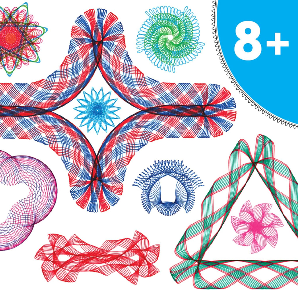 Super Spirograph Jumbo Kit, 75 piezas (Edición 50 aniversario)