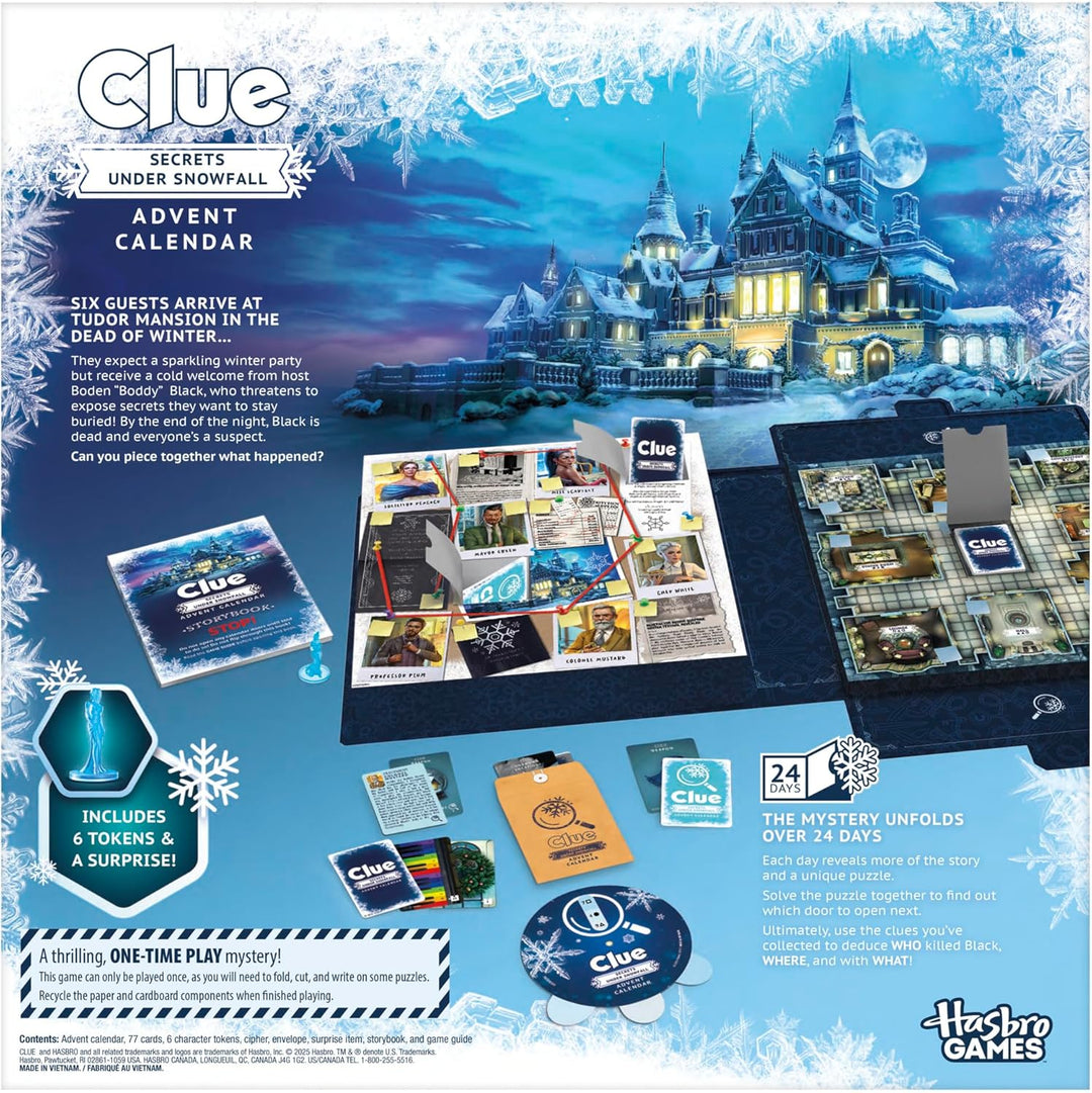 Calendario de Adviento Clue Secretos bajo la nevada 24