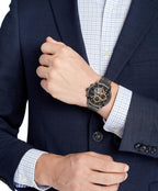 Reloj elegante de hombre Tommy Hilfiger – Cuarzo multifunción, caja de acero inoxidable, esfera esqueletizada, brazalete de eslabones – Regalo para él