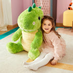 IKASA 23" Giant Dinosaur Stuffed Animal, Super Soft, Zipper-Free Plush