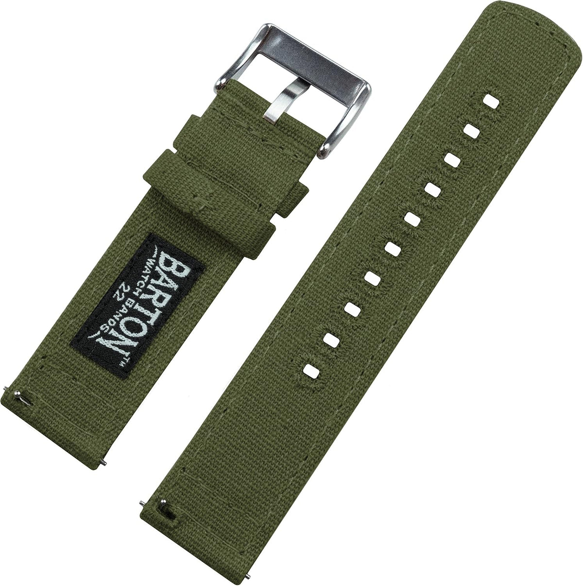 BARTON Correas de reloj con sistema de liberación rápida de Canvas