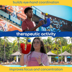 pindaloo El juego de habilidad original: primera y única pelota de bucle auténtica para niños, adolescentes y adultos | Divertido juego de coordinación para edades de 8 a 12 años + aumenta el enfoque