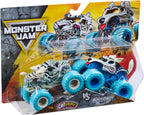 Monster Jam, Camiones monstruo fundidos a presión Catastrophe vs Husky, escala 1:64, juguetes para niños a partir de 3 años