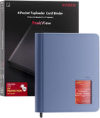 Carpeta Toploader con ventana de 4 bolsillos, 2 cargadores de