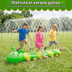 Aspersor de agua para niños, aspersor inflable grande de oruga