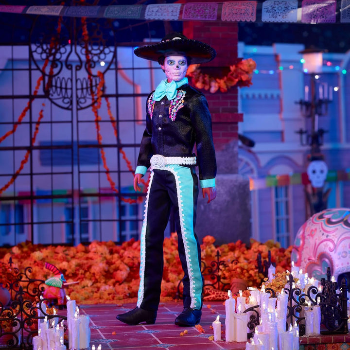 Muñeca Barbie Signature, colección 2024 Día De Muertos Ken con traj...