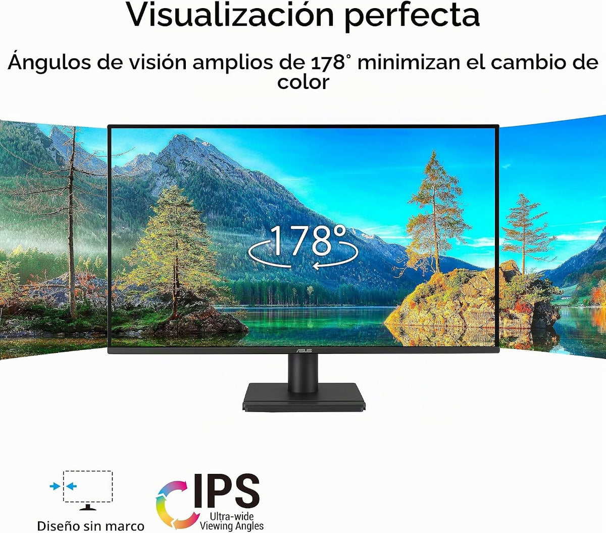 ASUS Monitor de cuidado ocular 1440P de 27" (VA27AQ) - IPS, QHD...