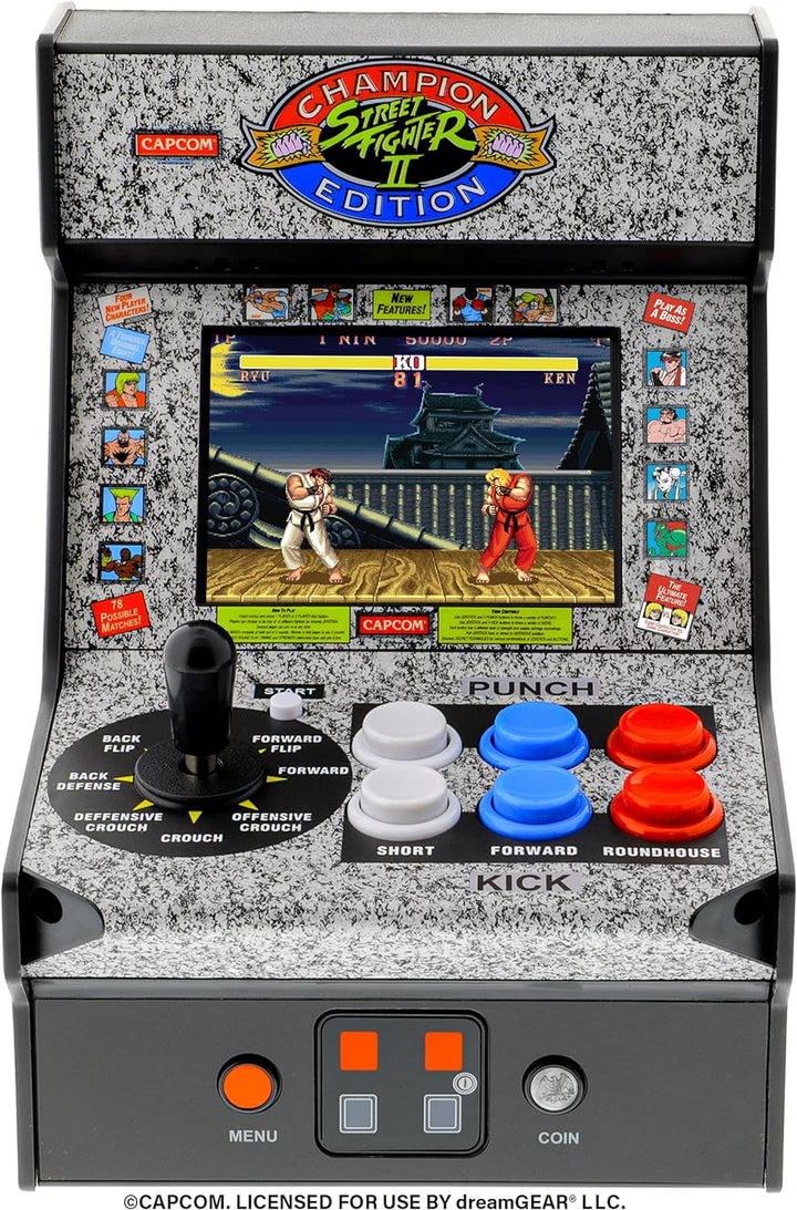 My Arcade - (DGUNL-3283) Micromáquina de arcade Street Fighter 2 Ch...