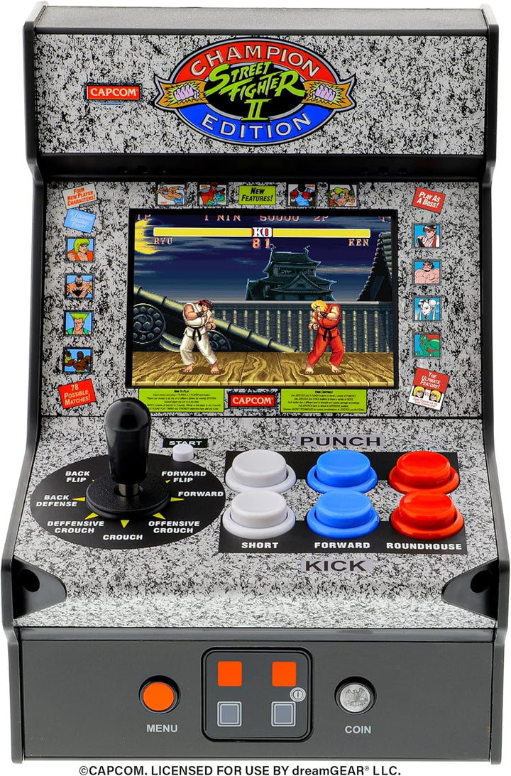 My Arcade - (DGUNL-3283) Micromáquina de arcade Street Fighter 2 Ch...