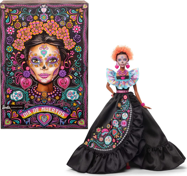 Muñeca Barbie Signature, colección de 2024 Día de Muertos en vestid...