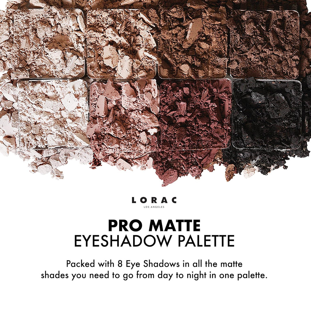 LORAC PRO - Paleta de sombras de ojos mate y brillante, metálico de...