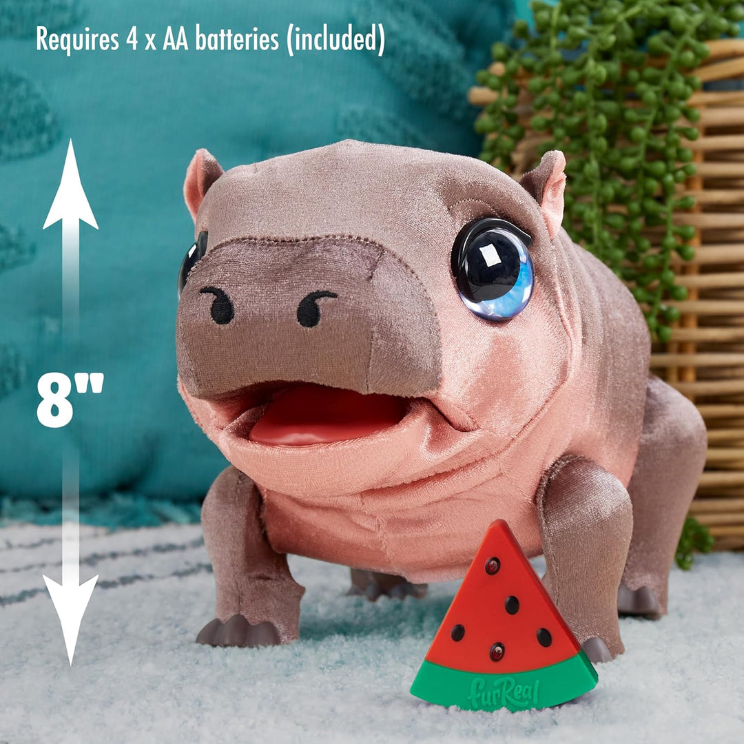 FurReal Sally The Silly Hippo 9 Inch Interactive Plush