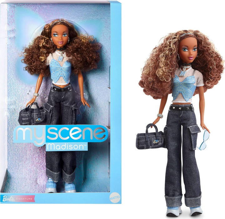 Barbie Muñeca y accesorios Signature My Scene Madison, atuendo insp...