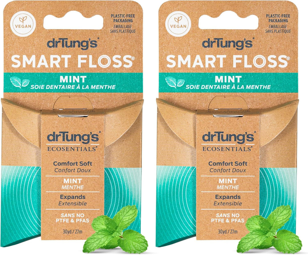 drTung's Smart Floss Mint para dientes \u2013 Hilo dental expan...