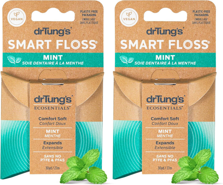 drTung's Smart Floss Mint para dientes \u2013 Hilo dental expan...