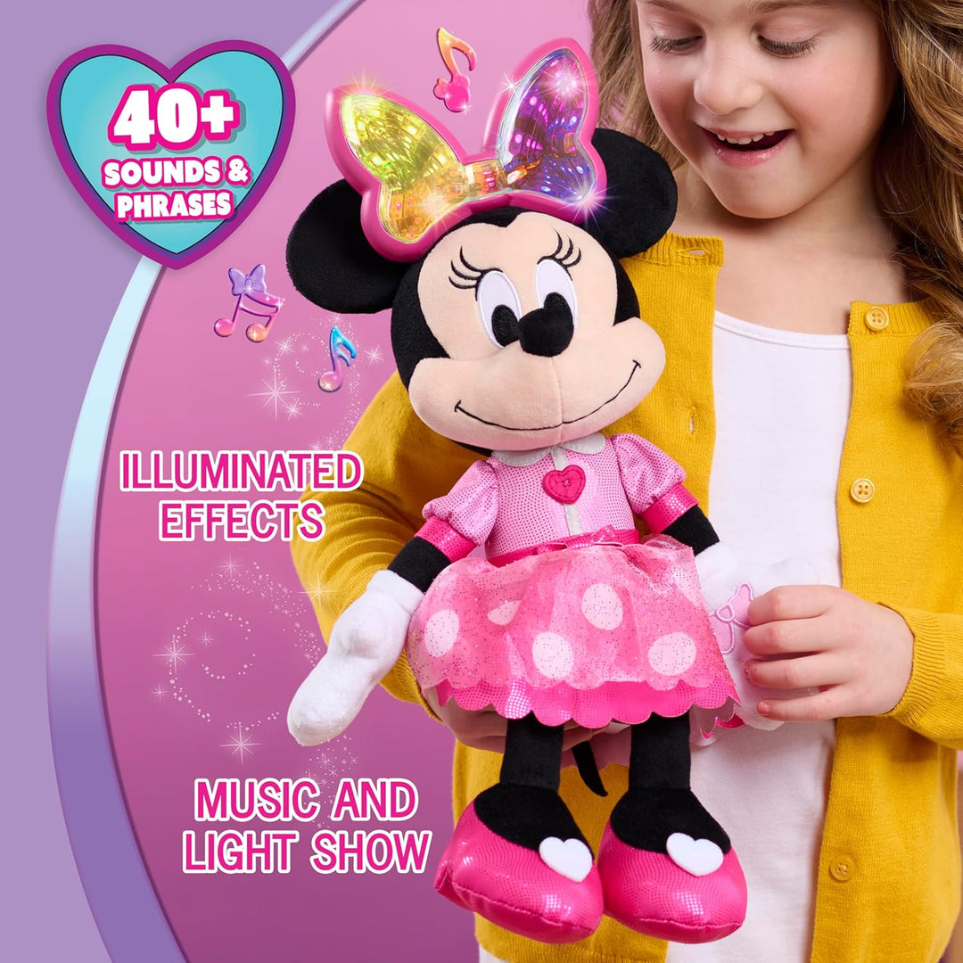 Disney Jr Colorfinity Minnie Mouse juguete de peluche