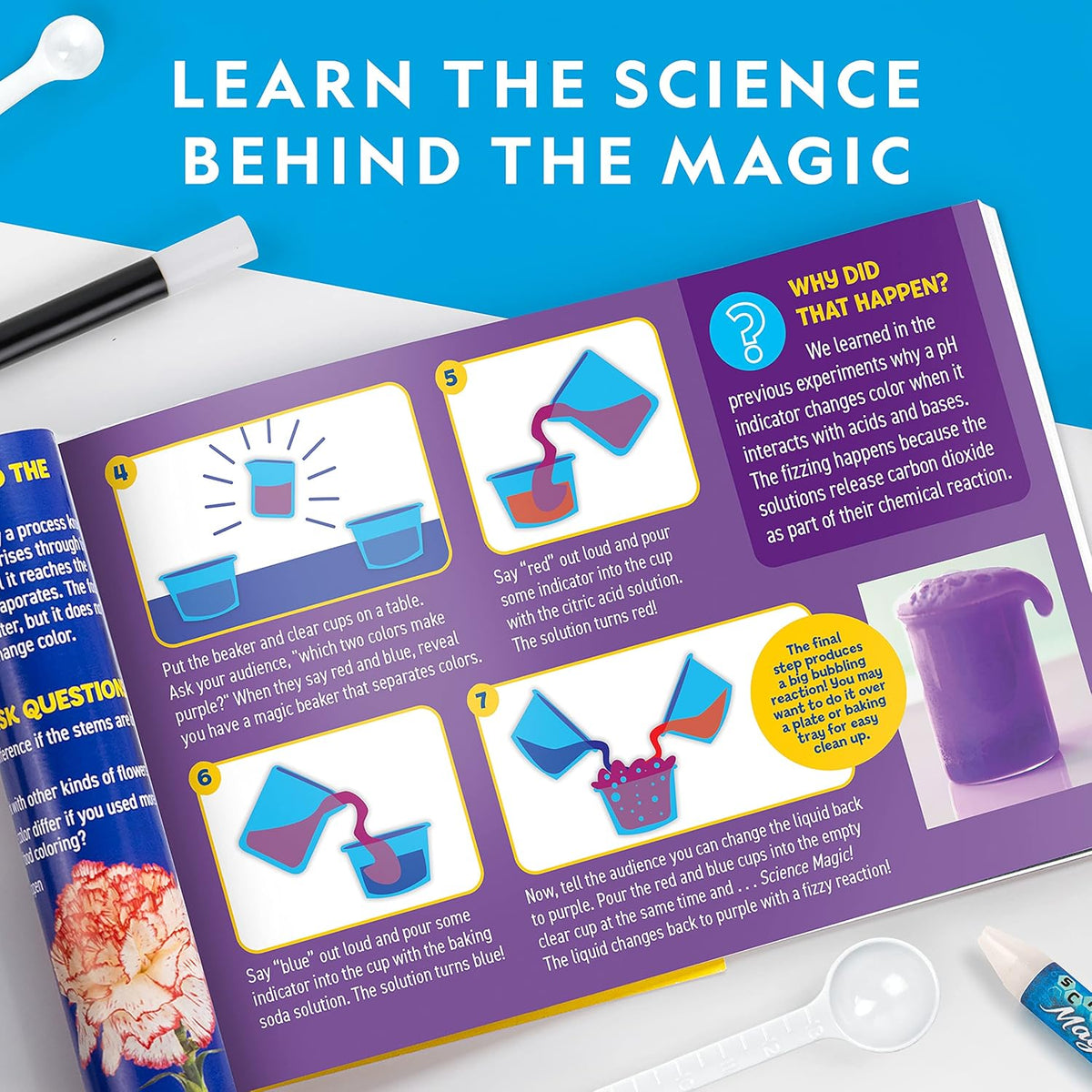 NATIONAL GEOGRAPHIC - Juego de química mágica - Kit de
