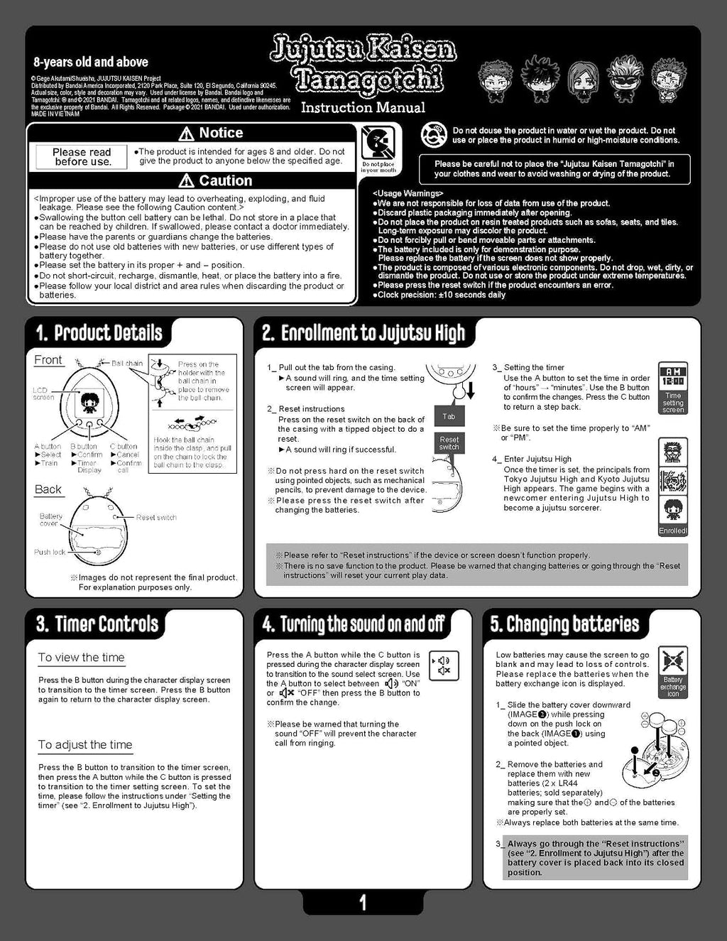 Tamagotchi Nano x Jujutsu Kaisen - versión Sukuna (Exclusivo de Amazon)