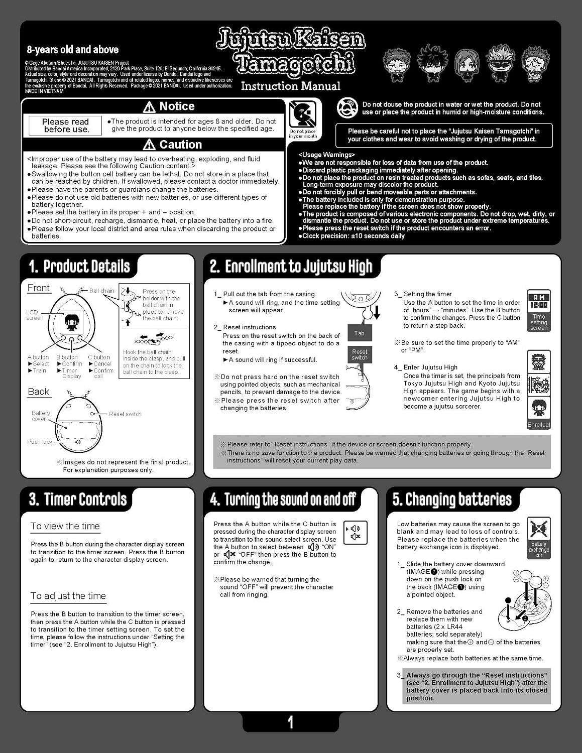 Tamagotchi Nano x Jujutsu Kaisen - versión Sukuna (Exclusivo de Amazon)