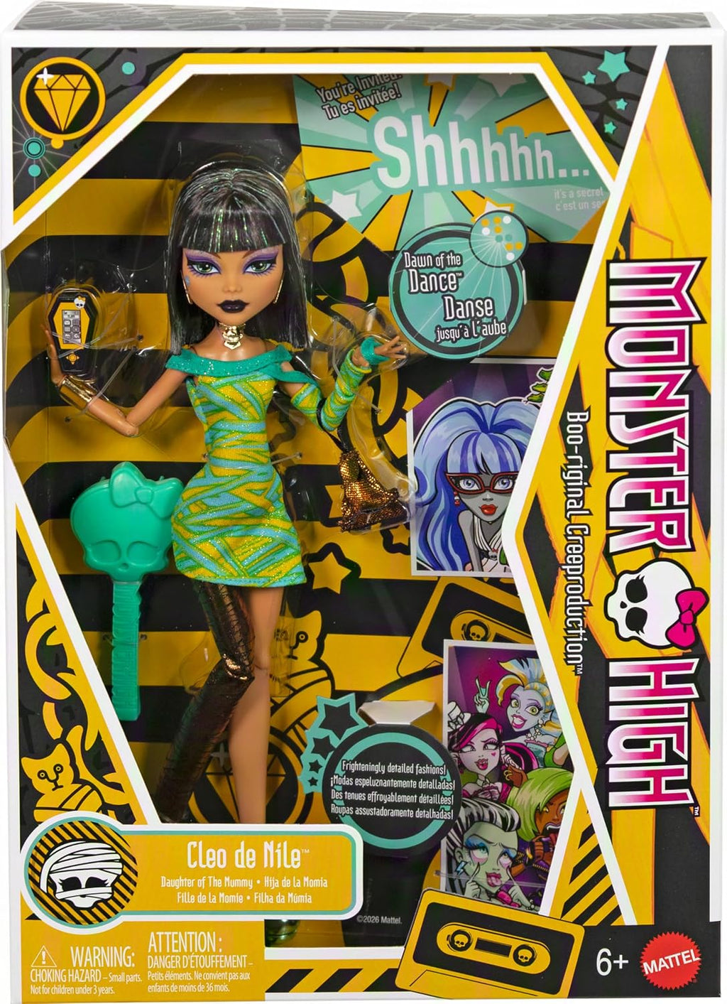 Monster High Muñeca de reproducción Dawn of the Dance Cleo De Nile