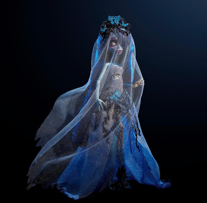 Muñeca coleccionable Monster High Skullector, Corpse Bride Emily en...