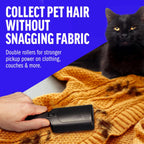 ChomChom Roller Removedor de pelo de mascotas – Rodillo reutilizable para eliminar pelusas para ropa, sofás, autos y viajes – Removedor de pelo de gatos y perros, compacto, no necesita recambios pegajosos (mini rodillo)
