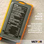 Victor Calculadora de Construcción Avanzada C6000 con Estuche Protector Muestra en Formas Fraccionarias o Dimensionales Perfecta para Carpinteros, Renovadores, Constructores, Contratistas, Estimadores