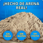 National Geographic Moon Sand - Juego sensorial de 6 libras con moldes de