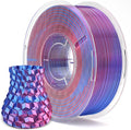 ELEGOO Filamento PLA seda para impresora 3D de 0.07 in, color azul...