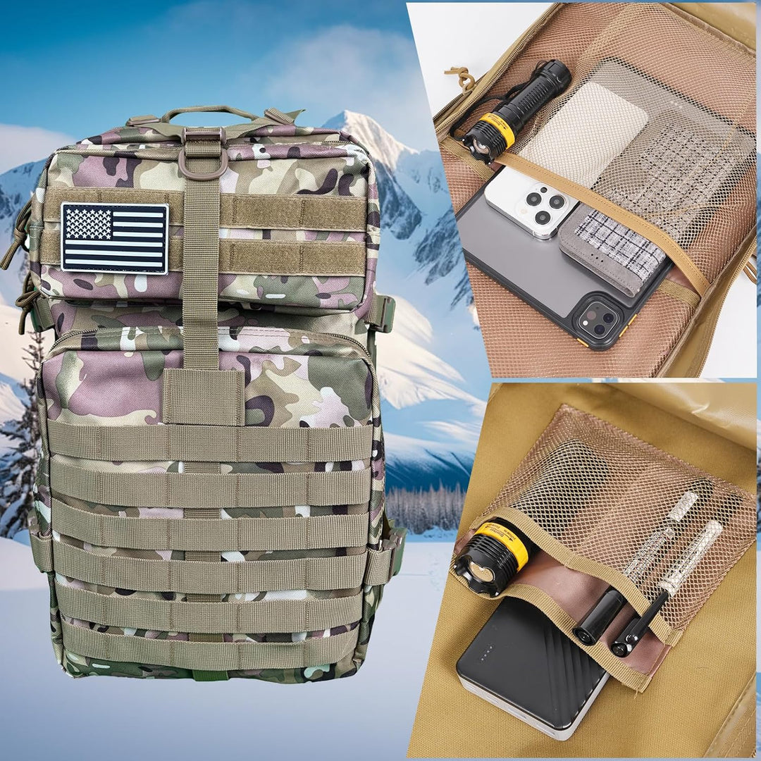 Oraynn - Mochila táctica militar grande de 50L, mochila de asalto M...