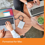 WD 5TB My Passport Ultra para Mac Silver, Disco duro externo portát...